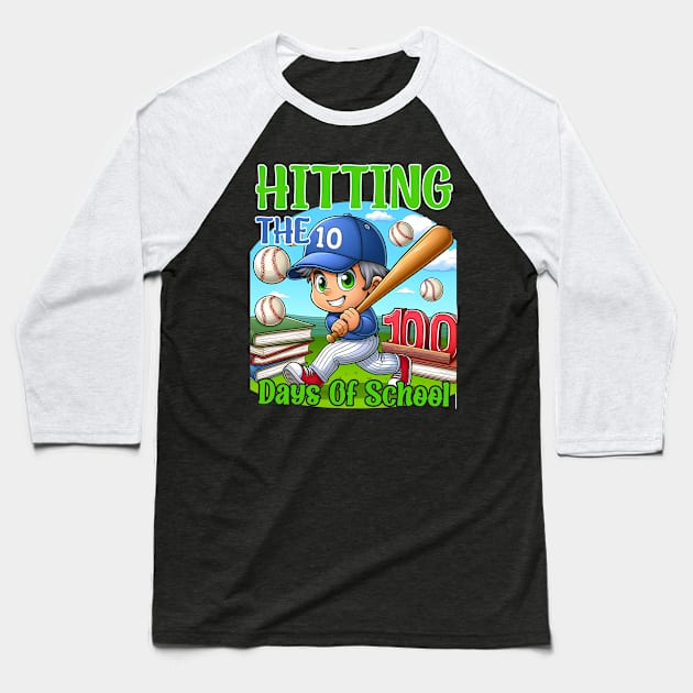 A day of learning and fun celebrating 100 days of school with a game of baseball Baseball T-Shirt by click2print